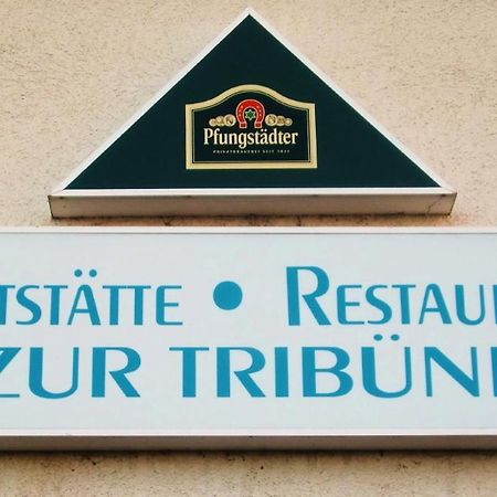 Gaststaette Zur Tribuene Aparthotel Pfungstadt Exterior foto